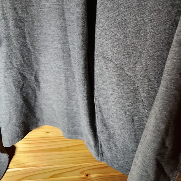 Matilda Jane | Count It Out Vest Grey Waterfall Cardigan w/ Pockets Women's L - Picture 11 of 12